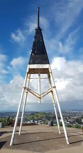 old trig station at Mt Eden