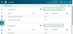 Exemption toggle for tax statements.