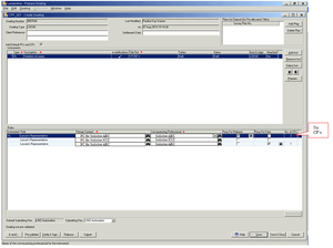 Create Dealing window with No of CP's indicated