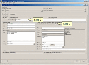 Change your details - process