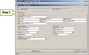 Change firm details - process