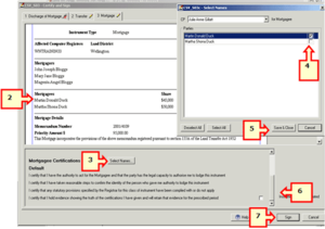 Changing the number of CPs for the mortgagee role