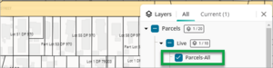 Screenshot of Spatial Layer Control 