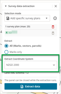 Extract co-ordinate system 