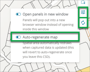 nls auto-regenerate map off 