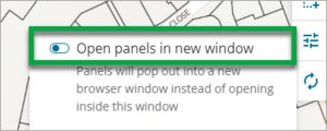 nls to open panels in the same window