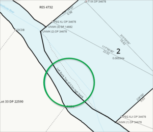 Screenshot of the CSD viewer presentation of irregular boundaries. 