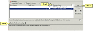 Two Corporate Transferees - how to complete the template