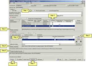 Two Transferees - how to complete the template