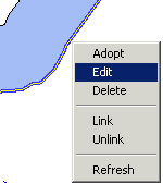 Water and irregular boundary annotation screenshot